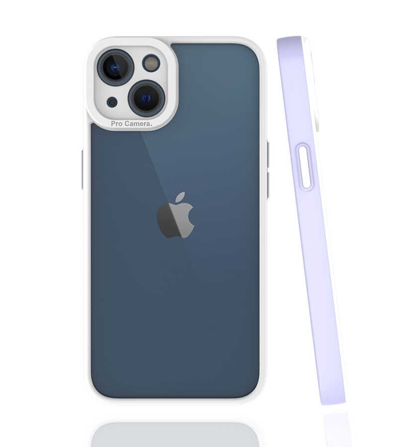 iPhone 13 Kılıf Mima Kapak Lila