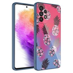 Samsung Galaxy A53 5G Kılıf Kamera Korumalı Desenli Sert Silikon Epoksi Kapak