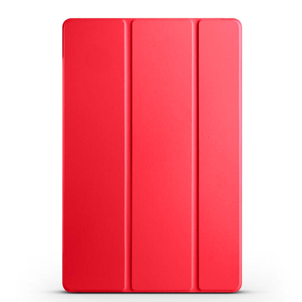 Samsung Galaxy Tab S9 Smart Cover Standlı 1-1 Kılıf Kırmızı