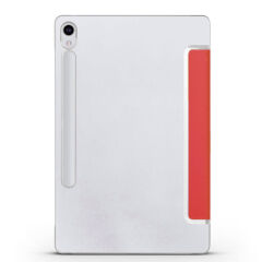 Samsung Galaxy Tab S9 Smart Cover Standlı 1-1 Kılıf Kırmızı