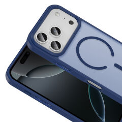 iPhone 17 Pro Max Kılıf Kablosuz Şarj Özellikli Mat Arka Yüzey Sio Kapak