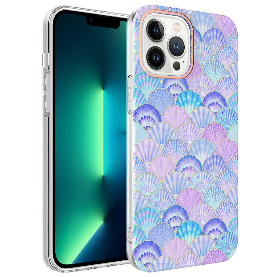 iPhone 13 Pro Max Kılıf Bella Kapak Lila