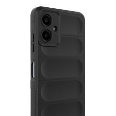 Samsung Galaxy A07 Kılıf Esnek TPU Oyuklu Arka Yüzey Tasarımlı Etnik Silikon Kapak