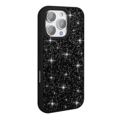 iPhone 16 Pro Kılıf Parlak Taşlı Tasarım Pırlanta Kapak