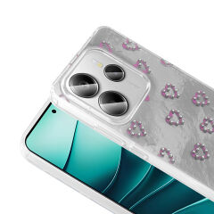 Xiaomi Redmi Note 14 5G Kılıf Kamera Korumalı Figürlü Ponti Silikon Kapak