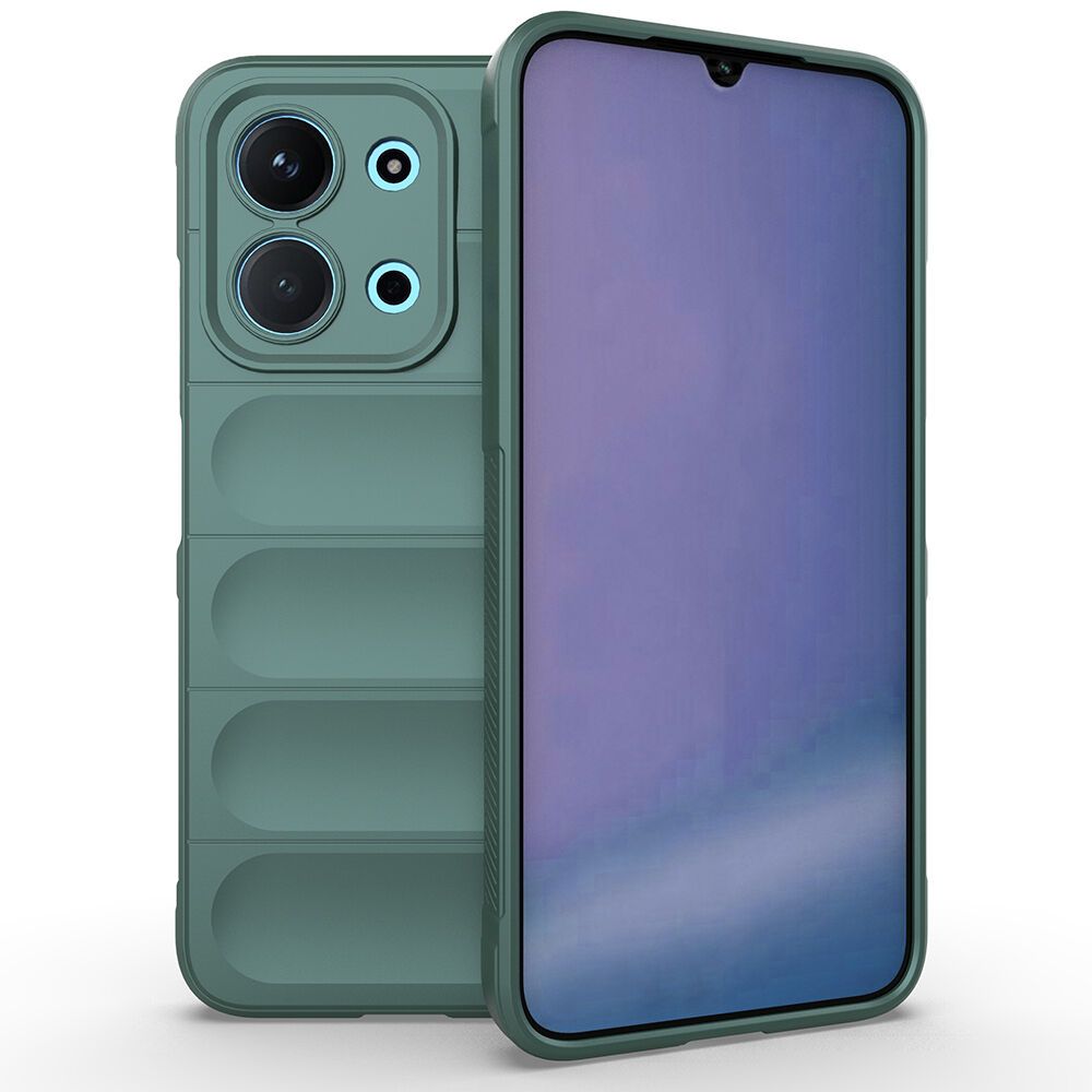 Xiaomi Redmi 15C 4G Kılıf Esnek TPU Oyuklu Arka Yüzey Tasarımlı Etnik Silikon Kapak