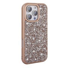 iPhone 16 Pro Max Kılıf Parlak Taşlı Tasarım Pırlanta Kapak