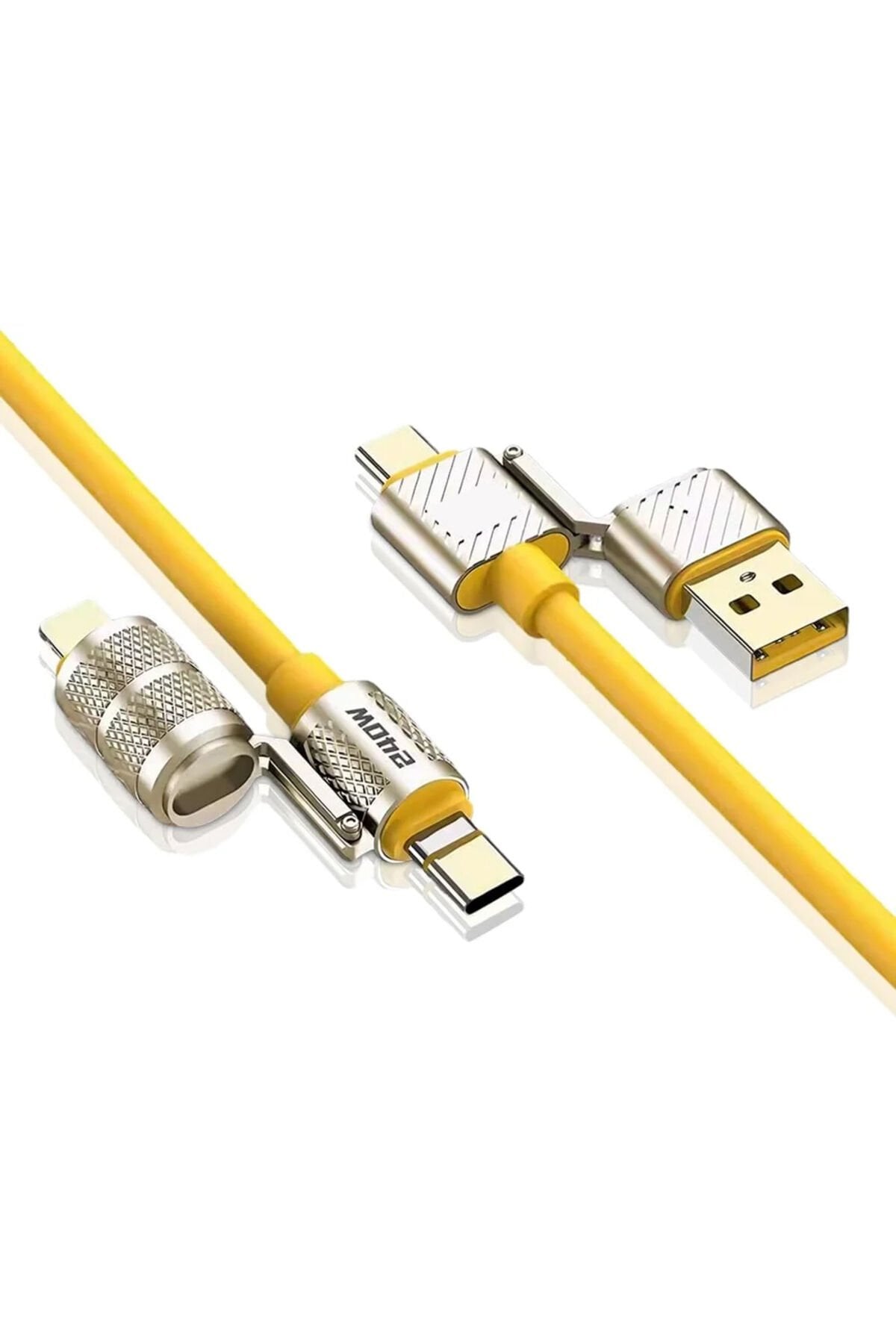 240W Ultra Süper Hızlı 4 In 1 Çoklu Şarj Kablosu & Data Kablo USB To Type-C / Type-C / To Lightning