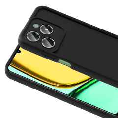 Realme C61 Kılıf Kamera Korumalı Ananas Kapak Koyu Yeşil