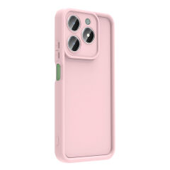 Realme C61 Kılıf Kamera Korumalı Ananas Kapak Koyu Yeşil