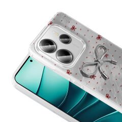 Xiaomi Redmi Note 14 Kılıf Kamera Korumalı Figürlü Ponti Silikon Kapak