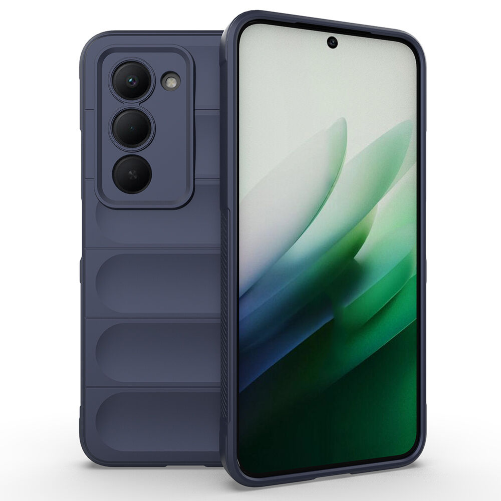 Xiaomi Redmi 15 Kılıf Esnek TPU Oyuklu Arka Yüzey Tasarımlı Etnik Silikon Kapak