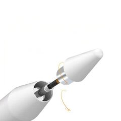 Pencil 19 İpad / İpad Pro / İpad Air 2018-2025 Uyumlu Dijital Göstergeli Dokunmatik Akılı Kalem Tablet Çizim Ve Not Stylus Kalemi