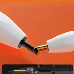 Pencil 19 İpad / İpad Pro / İpad Air 2018-2025 Uyumlu Dijital Göstergeli Dokunmatik Akılı Kalem Tablet Çizim Ve Not Stylus Kalemi
