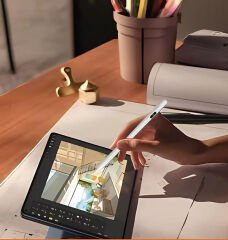 Pencil 19 İpad / İpad Pro / İpad Air 2018-2025 Uyumlu Dijital Göstergeli Dokunmatik Akılı Kalem Tablet Çizim Ve Not Stylus Kalemi