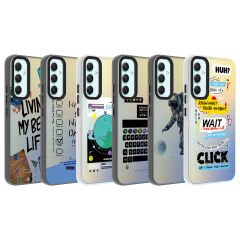 Samsung Galaxy A24 Kılıf Desenli Dragon Sert Kapak Kılıf