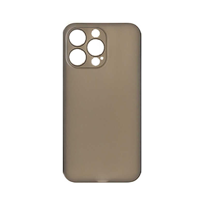 iPhone 13 Pro Kılıf Eko PP Kapak Füme