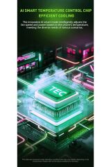 HK-5 Pro Manyetik/Çıkarılabilir Tutacaklı Akıllı Telefon Soğutucu Oyun İçin Eğlenceli, iOS/Android
