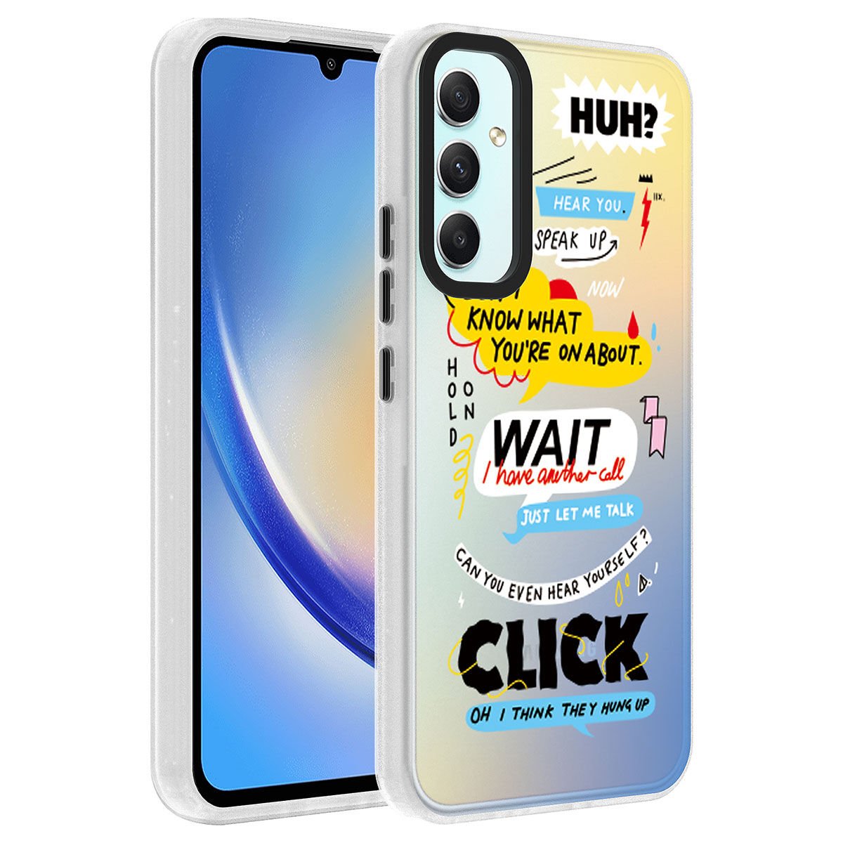 Samsung Galaxy A24 Kılıf Desenli Dragon Sert Kapak Kılıf Kelimeler