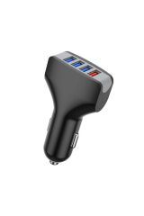 Hızlı Şarj Adaptörü 4 Port Çift Usb Araç Çakmaklık Şarj C20