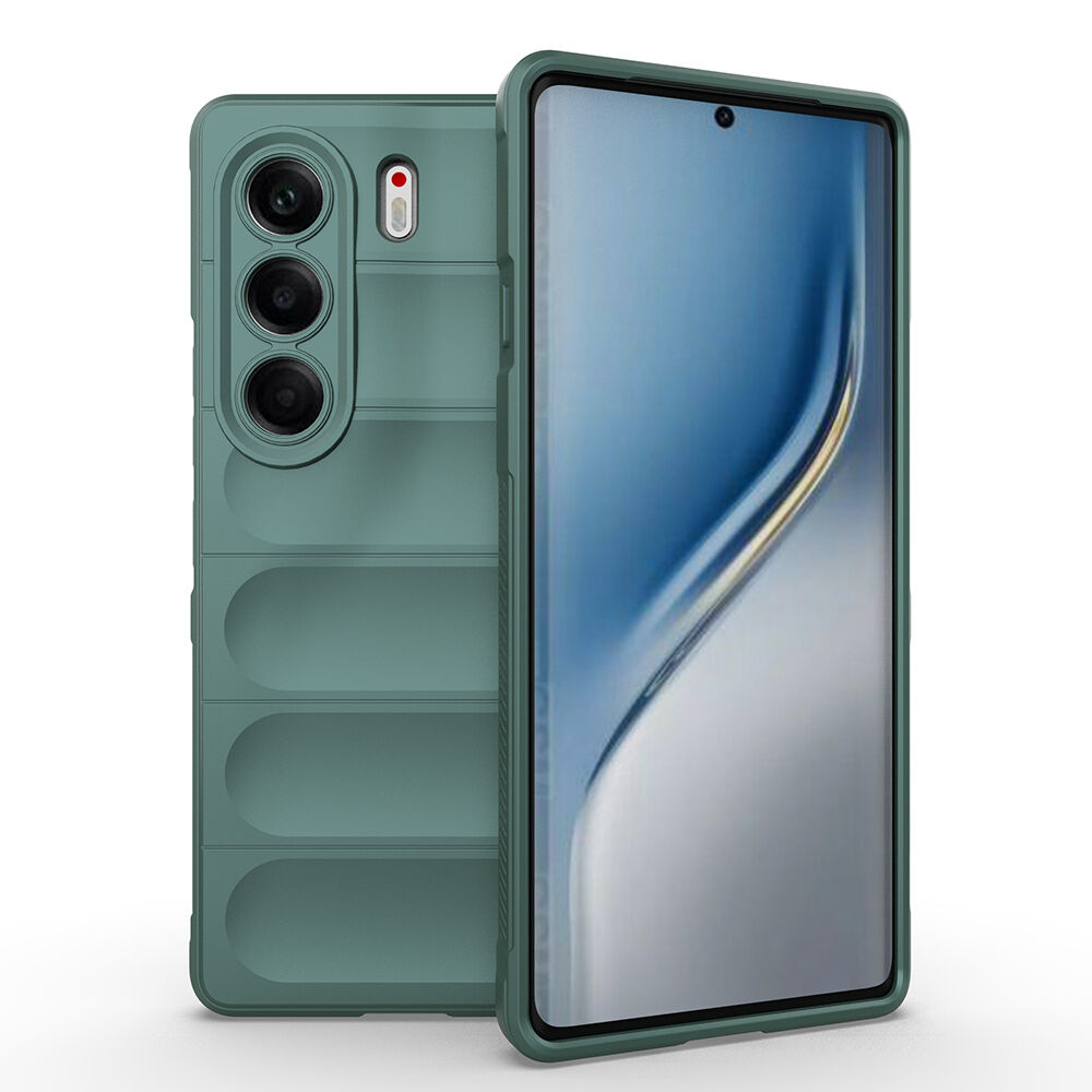 Tecno Camon 40 Pro Kılıf Esnek TPU Oyuklu Arka Yüzey Tasarımlı Etnik Silikon Kapak