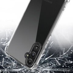 Samsung Galaxy A24 Kılıf Nitro Anti Shock Darbe Emici Köşe Korumalı Şeffaf Silikon Kapak