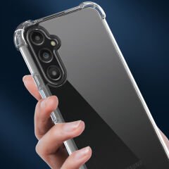 Samsung Galaxy A24 Kılıf Nitro Anti Shock Darbe Emici Köşe Korumalı Şeffaf Silikon Kapak