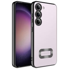 Samsung Galaxy S23 Kılıf Kamera Korumalı Logo Gösteren Omega Kapak