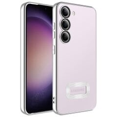 Samsung Galaxy S23 Kılıf Kamera Korumalı Logo Gösteren Omega Kapak