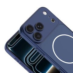 iPhone 17 Pro Kılıf Kablosuz Şarj Özellikli Kamera Korumalı Spark Kapak