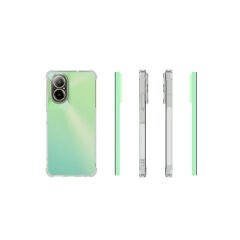 Realme 12 Lite Kılıf Nitro Anti Shock Darbe Emici Köşe Korumalı Şeffaf Silikon Kapak