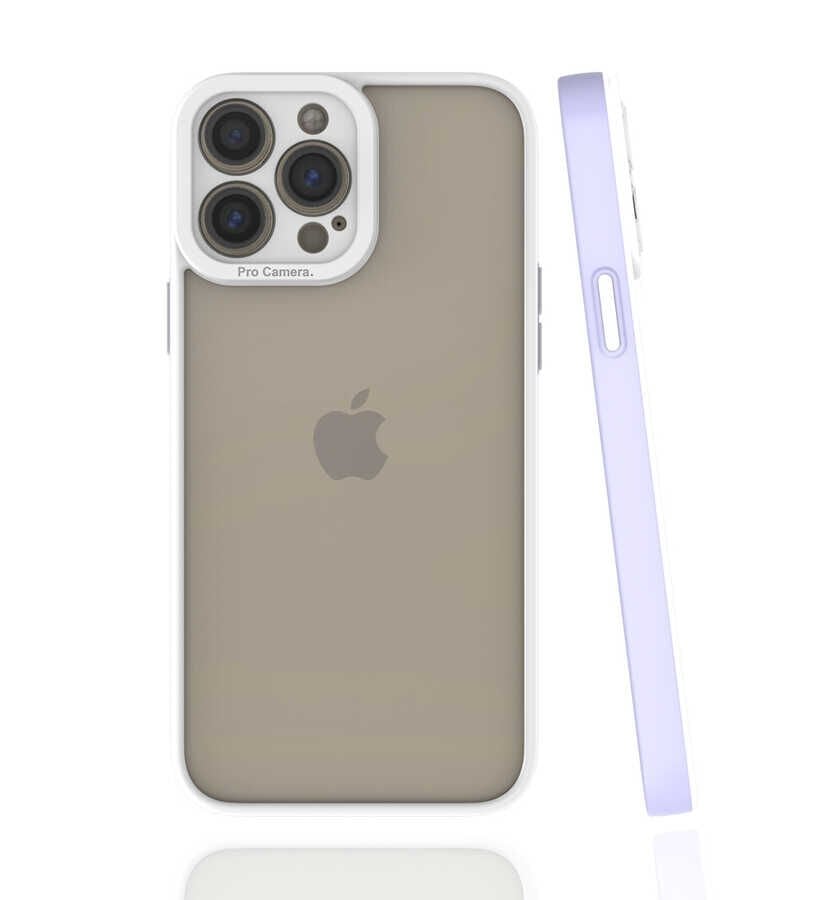iPhone 13 Pro Max Kılıf Mima Kapak Lila