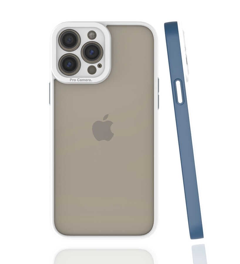 iPhone 13 Pro Max Kılıf Mima Kapak Lacivert