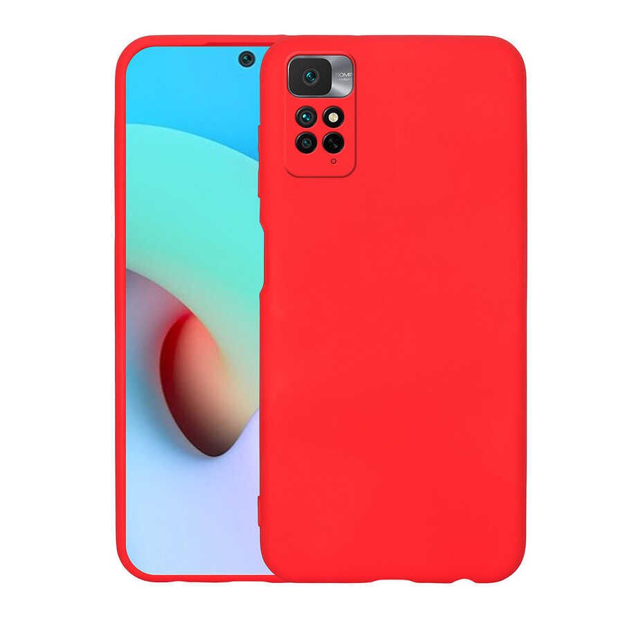 Xiaomi Redmi Note 11 Global Kamera Korumali Mara Lansman Kapak Kırmızı