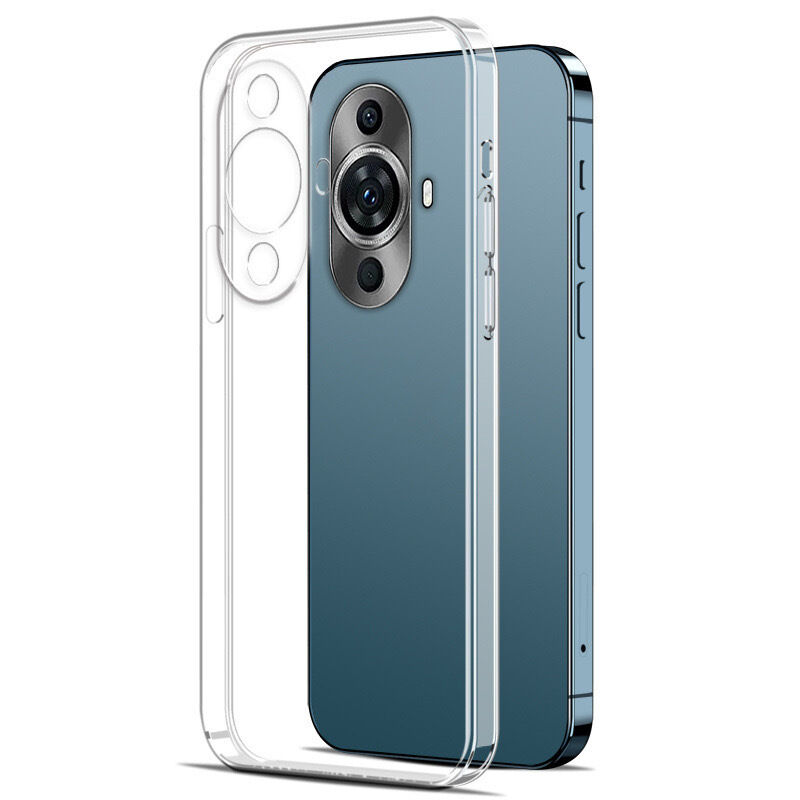 Huawei Nova 12S Kamera Korumalı Süper Silikon Kapak Şeffaf