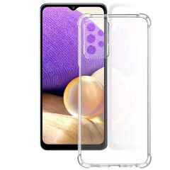 Samsung Galaxy A13 4G Kılıf Nitro Anti Shock Darbe Emici Köşe Korumalı Şeffaf Silikon Kapak