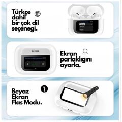 AirPods Pro 2 Uyumlu Dokunmatik Ekranli ANC Bluetooth Kulaklık
