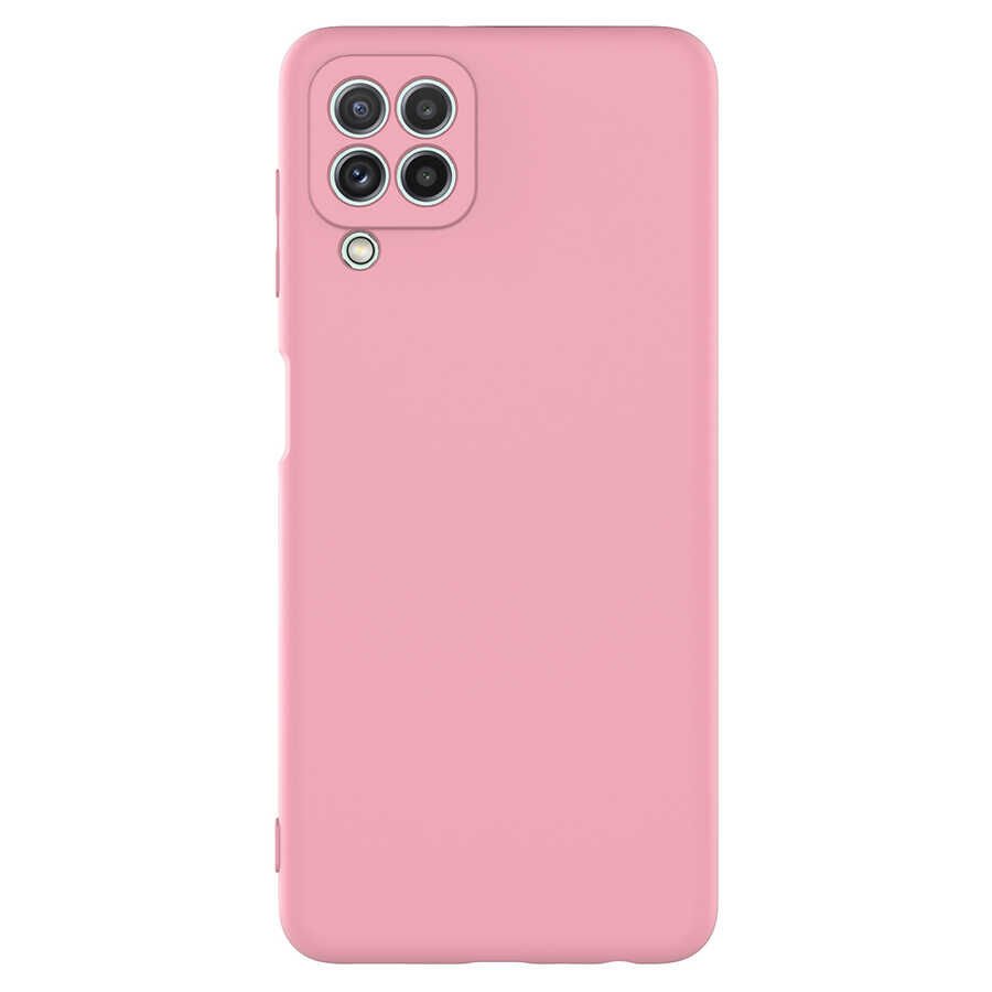 Samsung Galaxy A22 4G Kamera Korumali Mara Lansman Kapak Pembe Açık