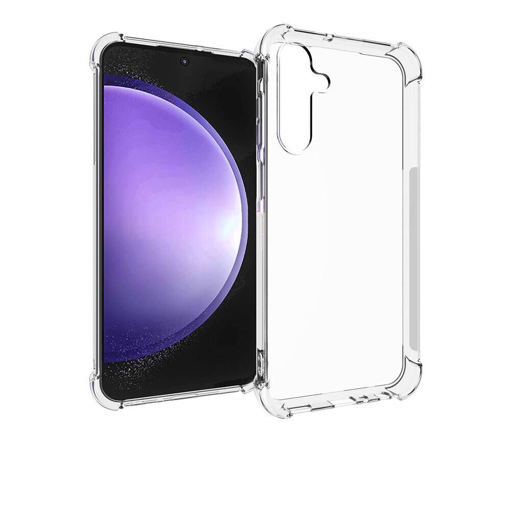 Samsung Galaxy A25 Kılıf Nitro Anti Shock Darbe Emici Köşe Korumalı Şeffaf Silikon Kapak Renksiz