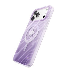 iPhone 18 Pro Max Kılıf Premium MagSafe Şarj Özellikli Orjinal Swaro Taşlı Rovix Sert PC Kapak