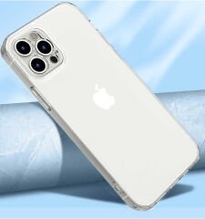 iPhone 12 Pro Kılıf Kamera Korumalı Süper Silikon Kapak