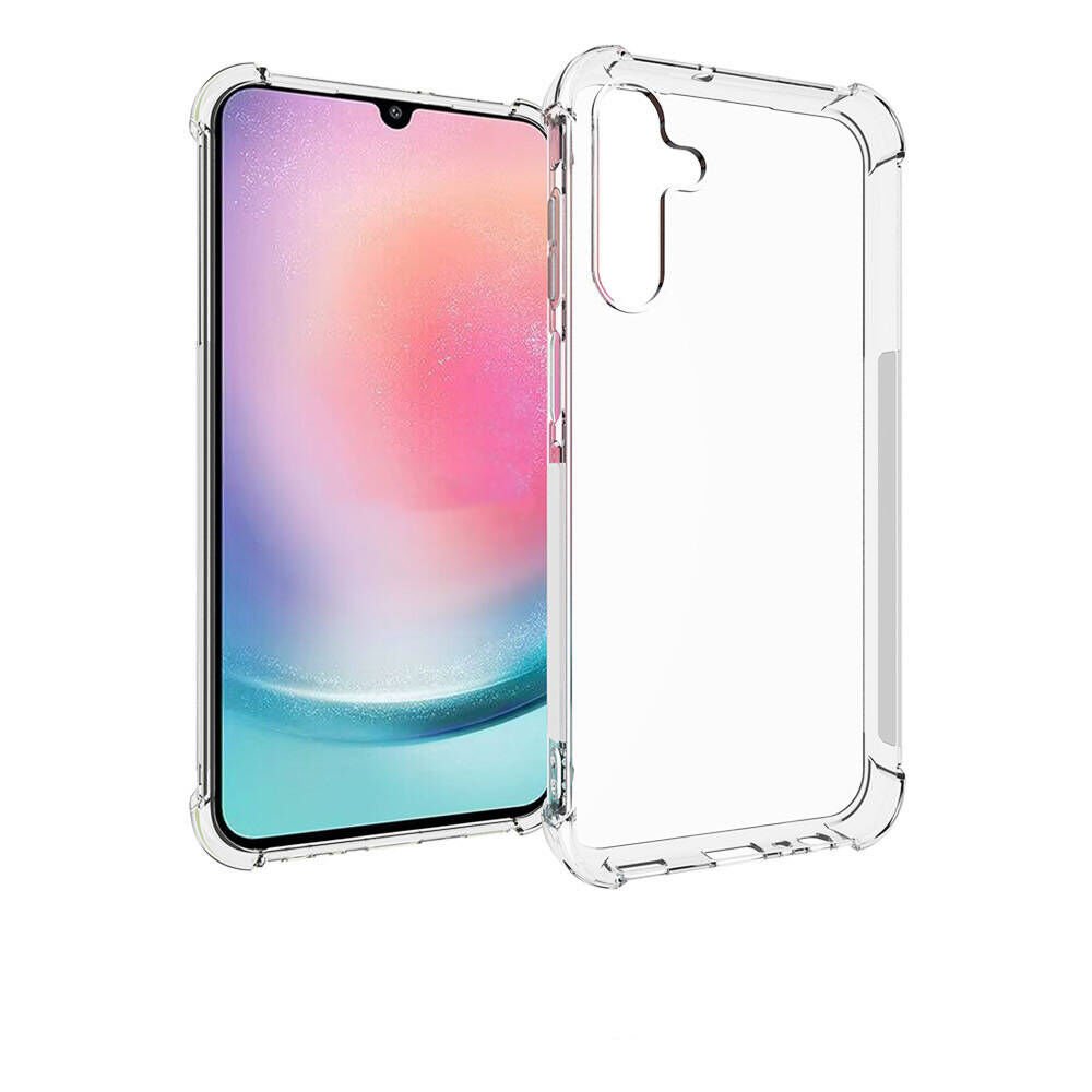 Samsung Galaxy A15 Kılıf Nitro Anti Shock Darbe Emici Köşe Korumalı Şeffaf Silikon Kapak Renksiz