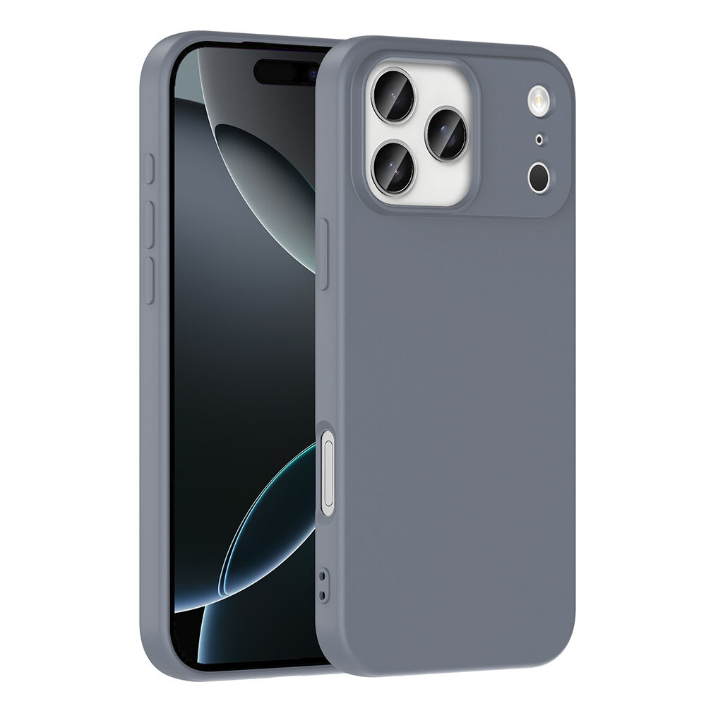 iPhone 17 Pro Max Kılıf Kamera Korumali Mara Lansman Kapak Gri