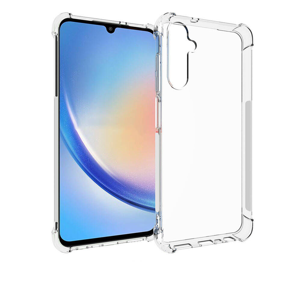 Samsung Galaxy A05S Kılıf Nitro Anti Shock Darbe Emici Köşe Korumalı Şeffaf Silikon Kapak Renksiz