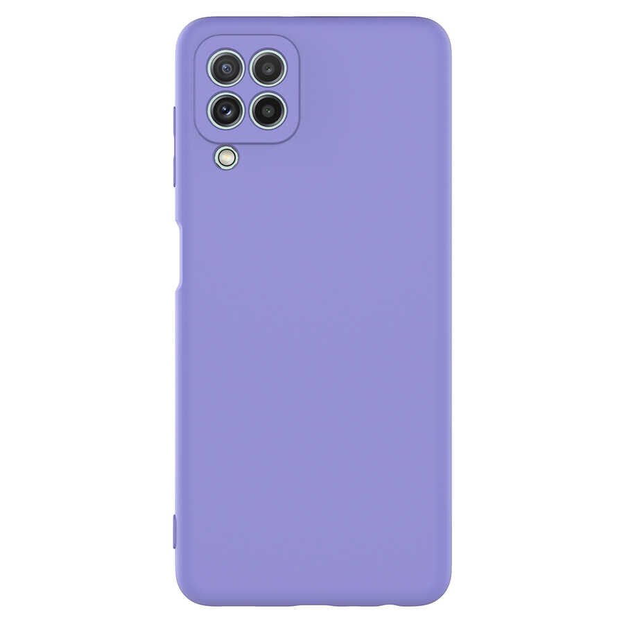 Samsung Galaxy A22 4G Kamera Korumali Mara Lansman Kapak Lila