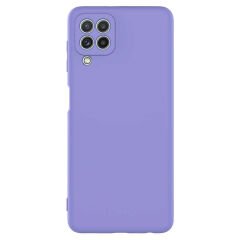 Samsung Galaxy A22 4G Kamera Korumali Mara Lansman Kapak Lila