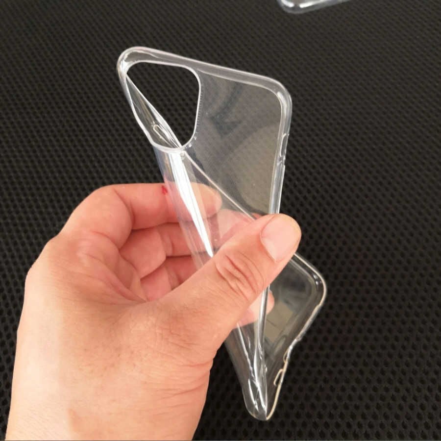 iPhone 11 Süper Silikon Kapak Kılıf Renksiz
