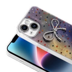 iPhone 15 Kılıf Kamera Korumalı Figürlü Ponti Silikon Kapak