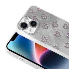 iPhone 15 Kılıf Kamera Korumalı Figürlü Ponti Silikon Kapak