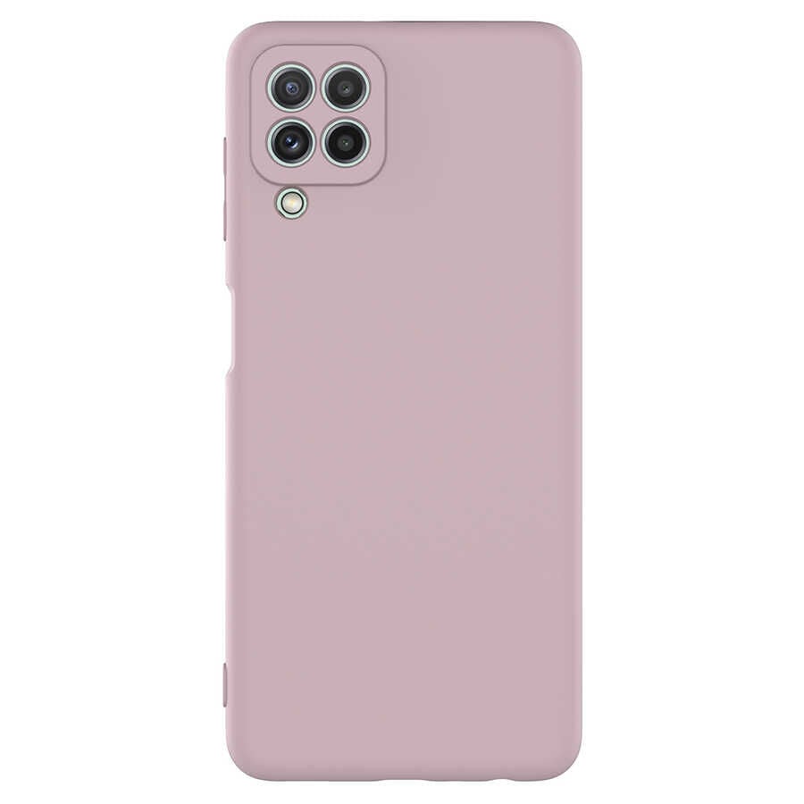 Samsung Galaxy M32 Kılıf Kamera Korumali Mara Lansman Kapak Pembe Açık